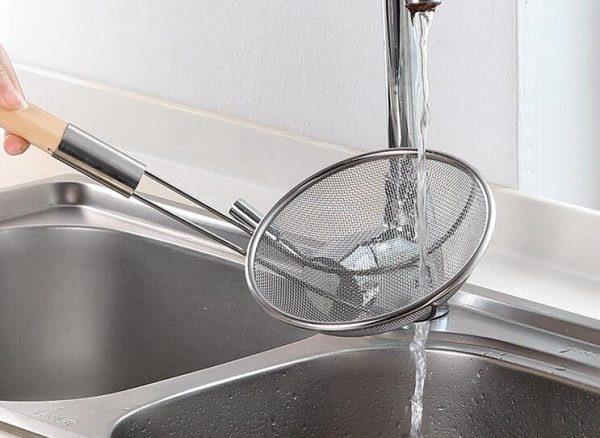 Stainless steel skimmer 39 cm - Image 2