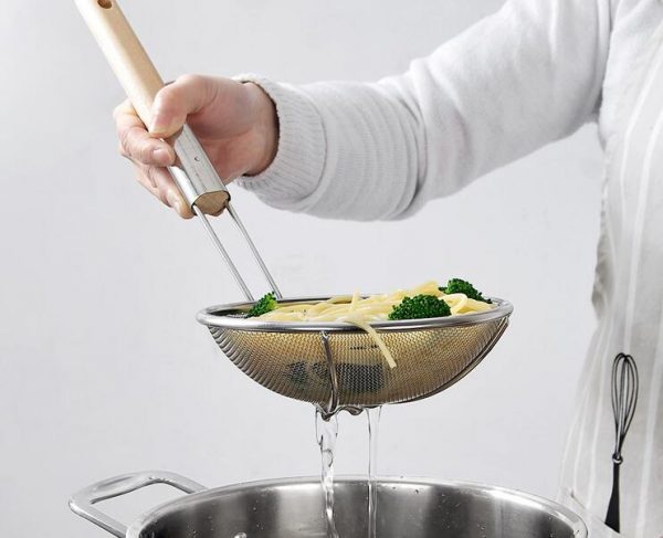 Stainless steel skimmer 39 cm - Image 4