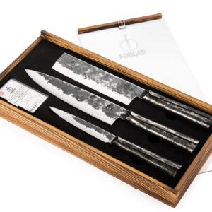 Forged Brute 3-piece kitchen knives set