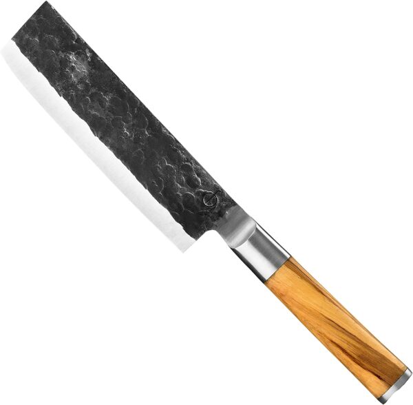 Forged Olive Cleaver Vegetable knife - Image 6