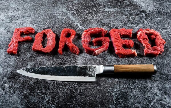 Forged Olive Chef's knife - Image 11