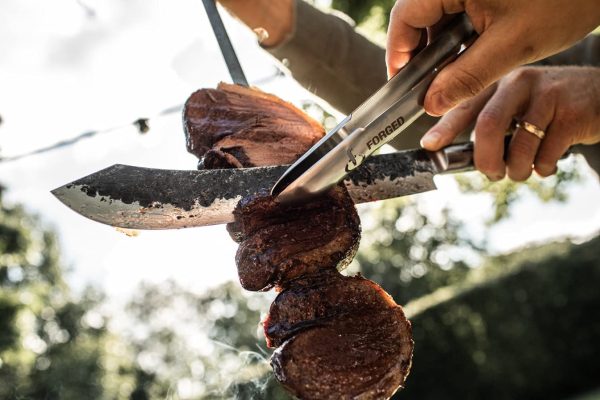Forged Olive Butcher's knife - Image 5
