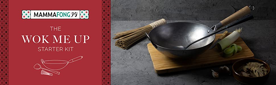 Authentic pre-seasoned Wok, hand hammered flat bottomed high-quality wok –  Woklove
