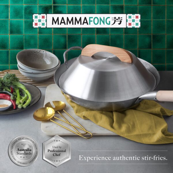 Wok Lid Cover 33 cm for 35cm Woks, - Image 4